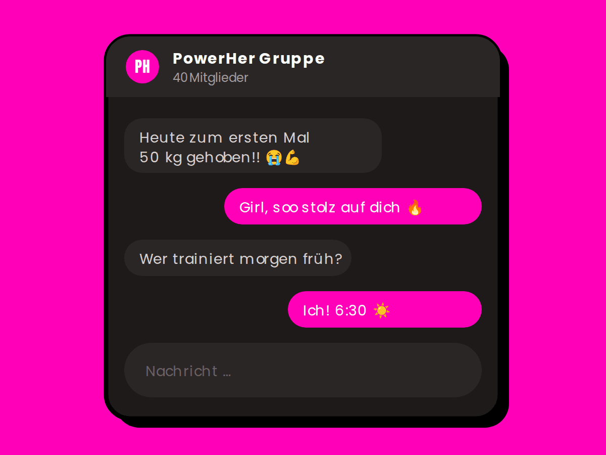 Community mit fixer Gruppe